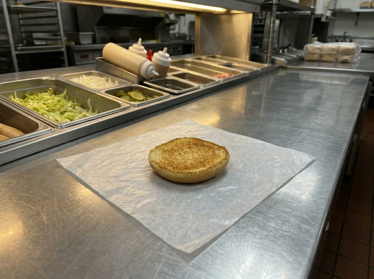 Burger assembly frame 1