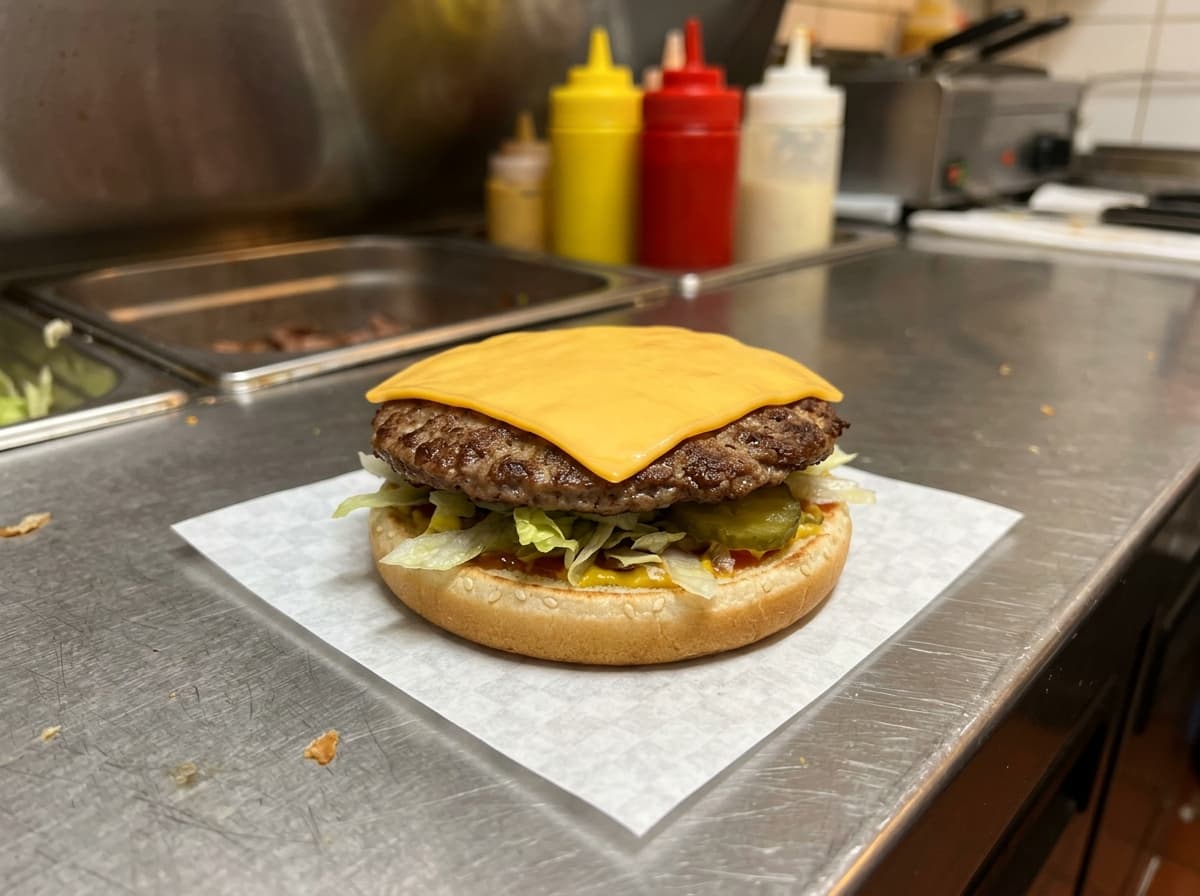 Burger assembly frame 4