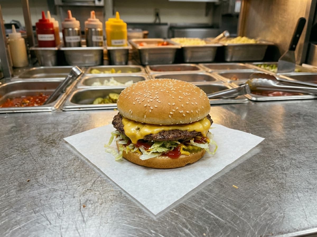 Burger assembly frame 5